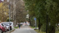 Водитель Toyota Vitz срезал дорогу по тротуару в Южно-Сахалинске