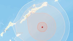 Землетрясение магнитудой 5 баллов произошло возле Курильских островов 13 октября