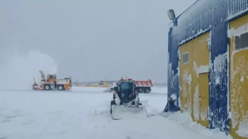 Утренние рейсы задержаны в аэропорту Южно-Сахалинска