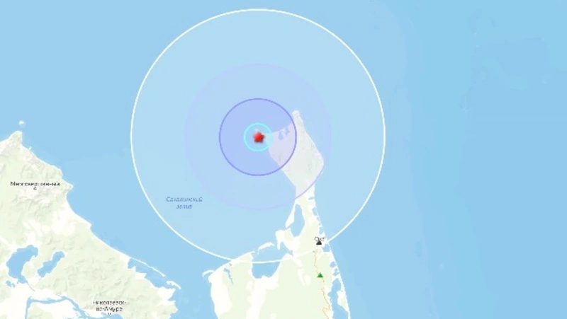 Землетрясение магнитудой 3,8 произошло на севере Сахалина