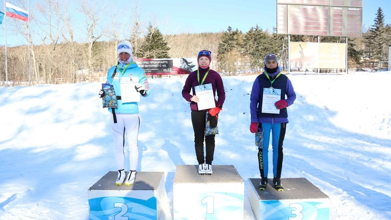 На сахалинском чемпионате по лыжным гонкам победила одна из лучших спортсменок России