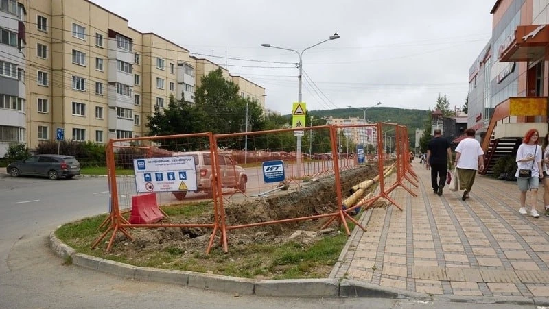 Участок улицы Есенина в Южно-Сахалинске закроют для движения на три дня 