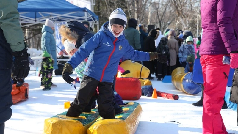 Всероссийский день снега с размахом отметили в Южно-Сахалинске