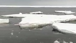 Лед провалился под палатками рыбаков у юго-восточного побережья Сахалина 