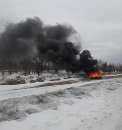 Спасатели потушили условный пожар на 50 гектарах в Корсаковском районе