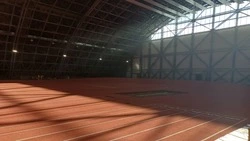 Легкоатлетический манеж в Южно-Сахалинске готов на 76%: объект сдадут в июне 2025 года