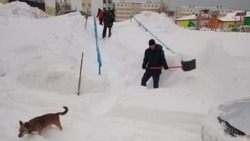 За ночь в Томаринском районе выпал 30-сантиметровый слой снега 