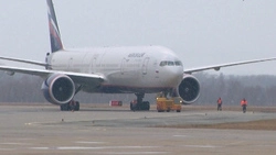Боинг прилетел на Сахалин