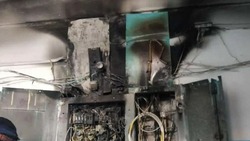 Пожар в многоквартирном доме произошел в центре Сахалина