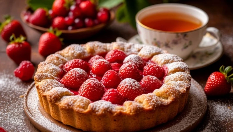 Клубничный пирог без замеса: самый простой рецепт, который захочется повторить
