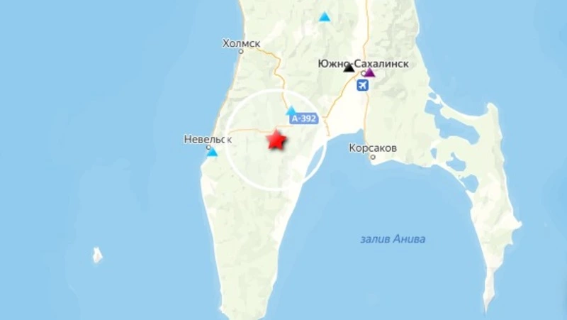 Землетрясение магнитудой 2,5 зарегистрировали на Сахалине утром 10 сентября