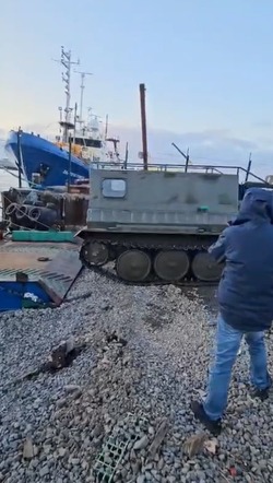 Первую партию груза для создания военно-исторического мемориального комплекса доставили на Шумшу