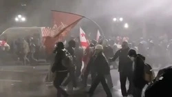 В Грузии вспыхнули протесты на фоне местных муниципальных выборов 