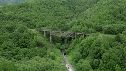 Жителям Сахалина показали Чертов мост с высоты птичьего полета 