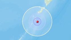Землетрясение магнитудой 4,6 произошло на Северных Курилах вечером 20 октября