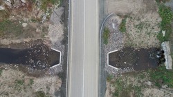 Ремонт участка дороги длиной в 2 км закончили в Холмском районе