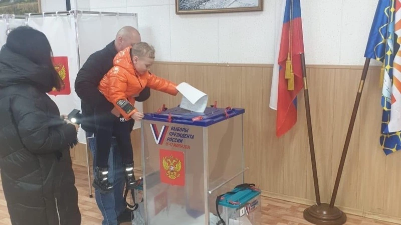 Более 80% избирателей отдали свой голос на выборах президента в Южно-Курильске