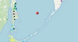Землетрясение зарегистрировали в Охотском море на рассвете 2 августа
