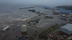 После землетрясения из морского порта Северо-Курильска эвакуировали почти 300 человек