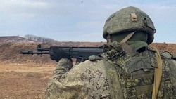 Мобилизованные жители Сахалина отрабатывают поражение воздушных целей