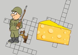 Кроссворд Sakh.online № 14: здание для размещения военных и популярный сыр