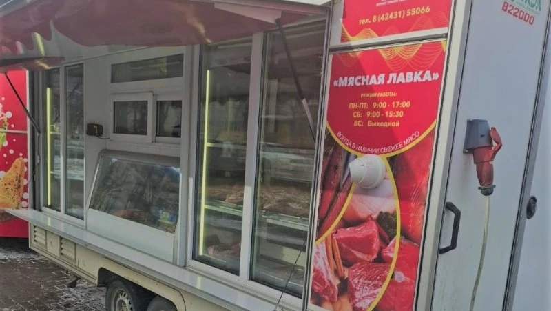 В Анивском и Поронайском районах заработали автолавки с мясной и хлебобулочной продукцией 