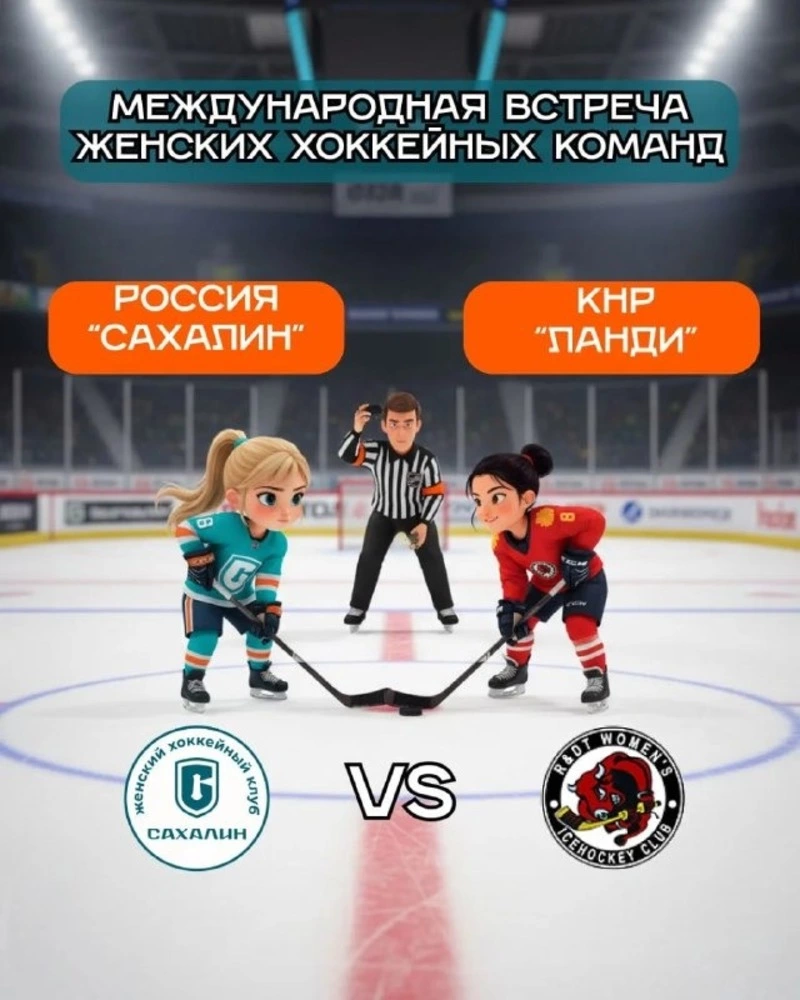 Международные матчи ЖХК «Сахалин» покажут в прямом эфире