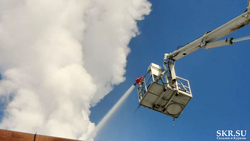 Пожарные в Южно-Сахалинске «спасли» 12 человек из «горящей» ТЭЦ