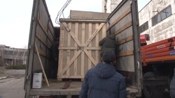 Промышленные стиральные машины для сахалинских солдат доставили в Шахтерск 4 января