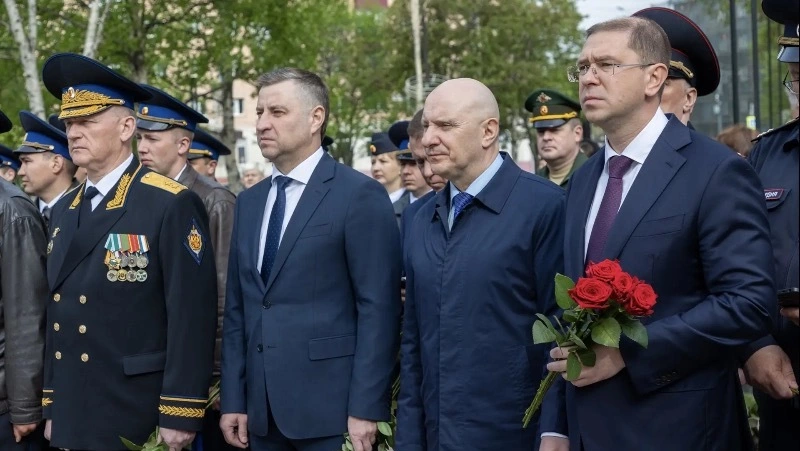 Митинг в честь Дня пограничника прошел в Южно-Сахалинске 