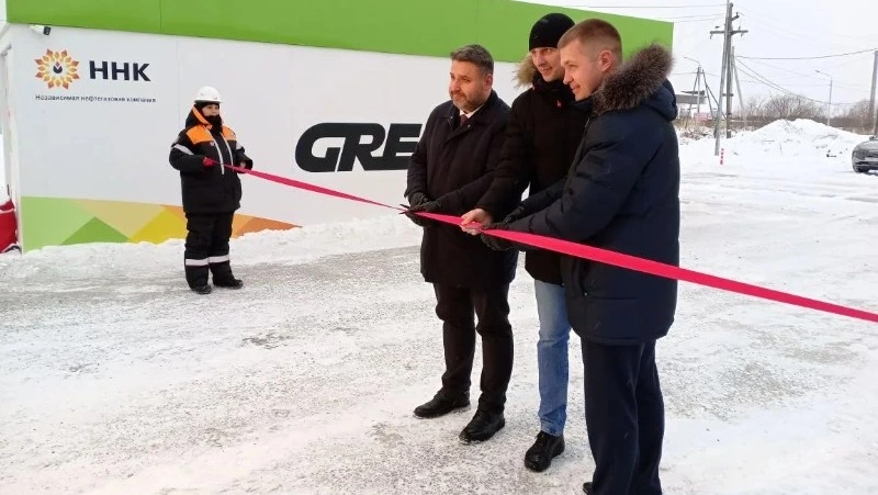 Современную контейнерную АЗС открыли в Поронайске