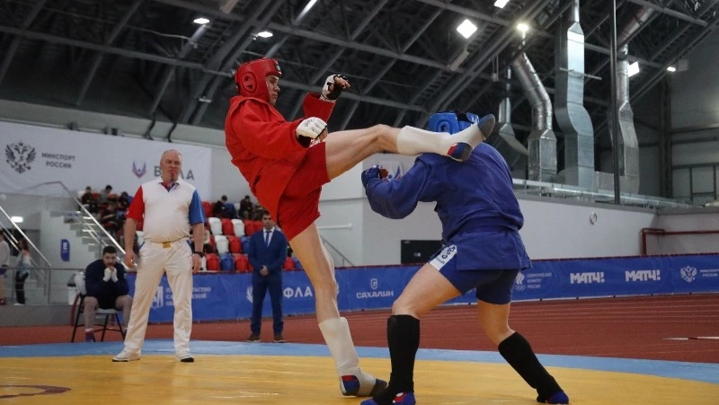 Сахалинские самбисты разыграли награды Кубка Управления Росгвардии