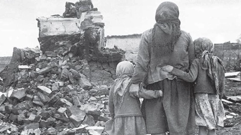 В период ВОВ украинский предатель расстрелял троих детей в Чернигове, а позже спрятался на Сахалине