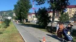 Маленького мальчика сбили на тротуаре в Южно-Сахалинске 