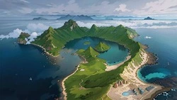 Нейросеть Loopsie представила новый взгляд на чудеса природы Курил