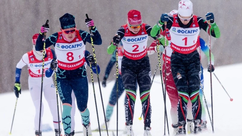 Команда Татарстана выиграла смешанную эстафету на чемпионате по лыжным гонкам на Сахалине