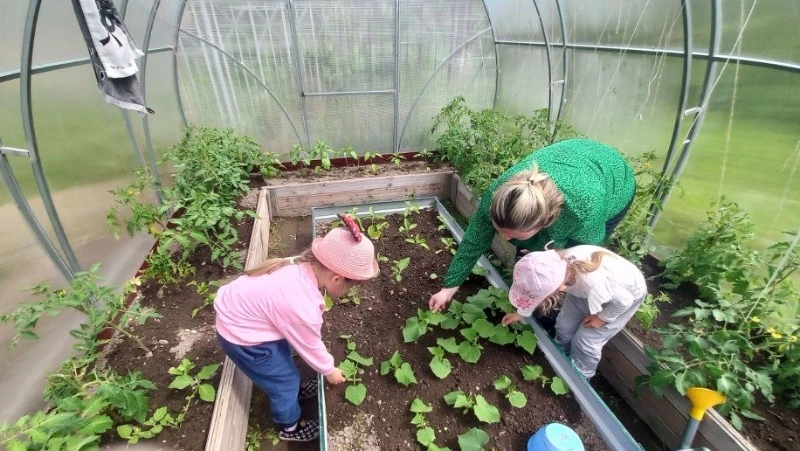 «Сахалинэнерго» подарило теплицу детскому саду в селе Ильинском