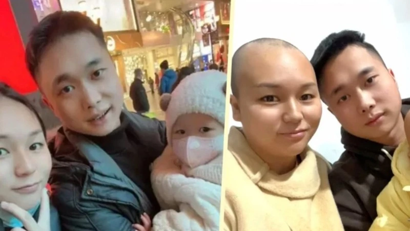 В Китае мужчина начал стримить, чтобы заработать на лечение жене и дочке