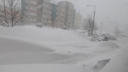 Умеренный ветер и окончание снегопада спрогнозировали синоптики в Южно-Сахалинске 15 марта