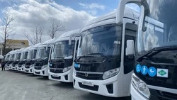 Современные автобусы поступят в три района Сахалина