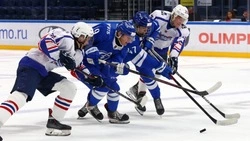 «Сахалинские Акулы» проиграли в матче против московского «Динамо» со счетом 6:1 