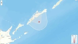  Землетрясение магнитудой 4,2 зафиксировали неподалеку от Южных Курил