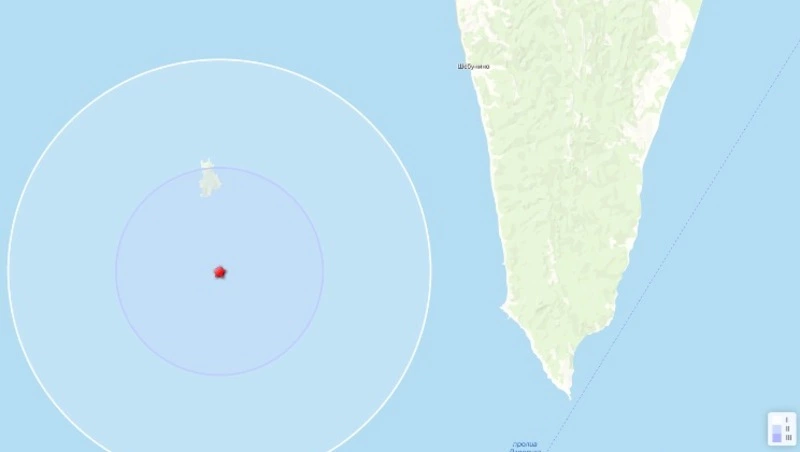 Землетрясение магнитудой 2,9 произошло у побережья Сахалина в Татарском проливе