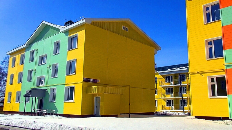 Дома в микрорайоне №25 Южно-Сахалинска готовы к приему переселенцев