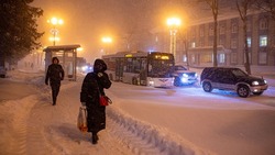 Снежный циклон обрушится на Сахалин