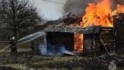 Спасатели потушили дачу в Охе