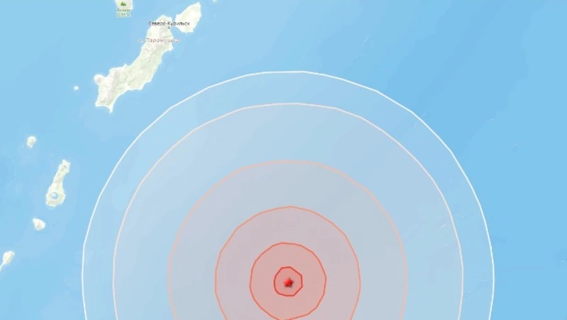 Землетрясение магнитудой 5,3 произошло у берегов Курил в Тихом океане