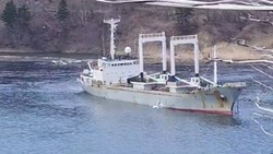 Прокурор заинтересовался севшим на мель у Шикотана судном «Павловск»