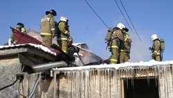 Пожарные потушили хозпостройку в СНТ «Элита» в Южно-Сахалинске