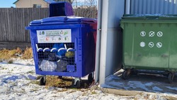 Контейнеры для раздельного сбора мусора установили в Томаринском районе
